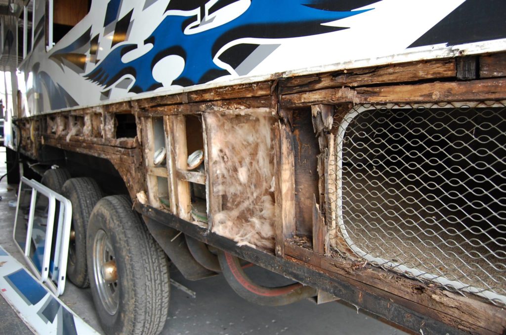 rv dry rot repair vancouver wa before American RV Repair LLC
